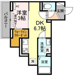 Aoiパレス溝の口の物件間取画像